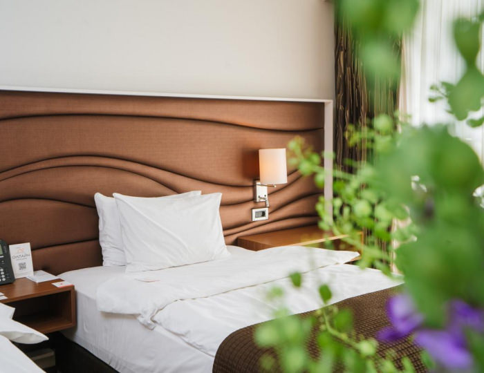 Стандарт 2-местный с видом на море на клубном этаже (кровать-трансформер) - Отель Alpha Sirius / Альфа Сириус (бывш. Имеретинский)